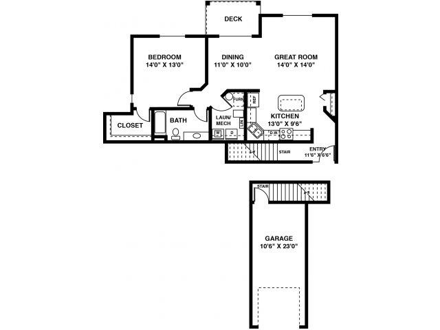 Floorplan - Raspberry Woods Townhomes