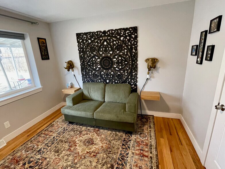 Upstairs Unit - Private Living Room - 165 W Midway Blvd
