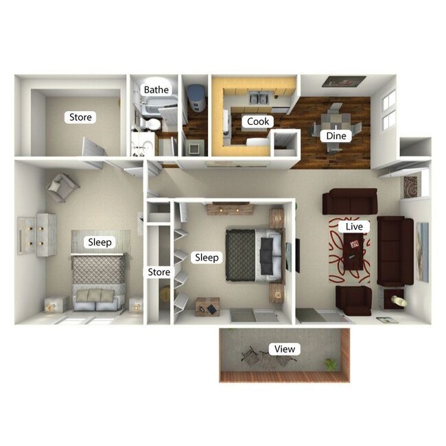 Floorplan - The Commons at Briarwood Park