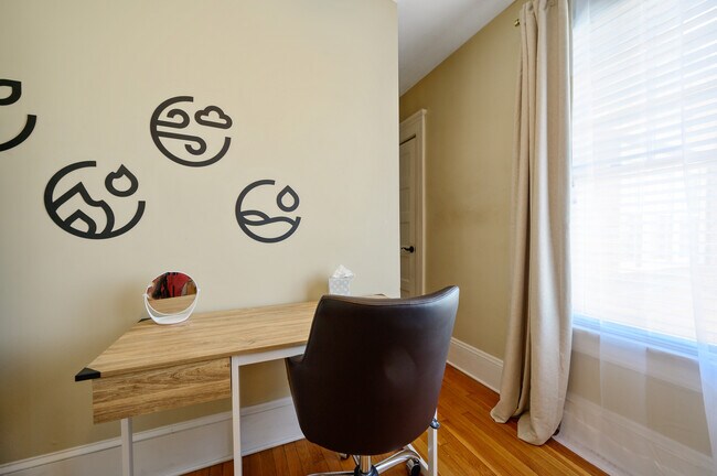 Desk in bedroom - 1608 Fayetteville St