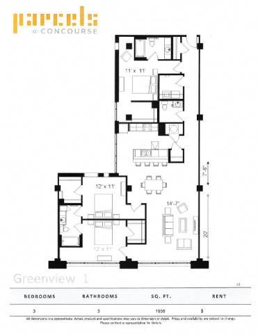 Floorplan - Parcels at Concourse