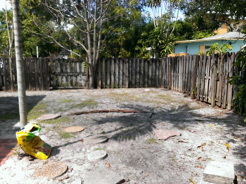 Back yard - 1225 SW 4th Ct