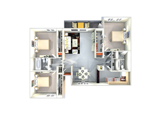 Floorplan - Indian Hills Apartments