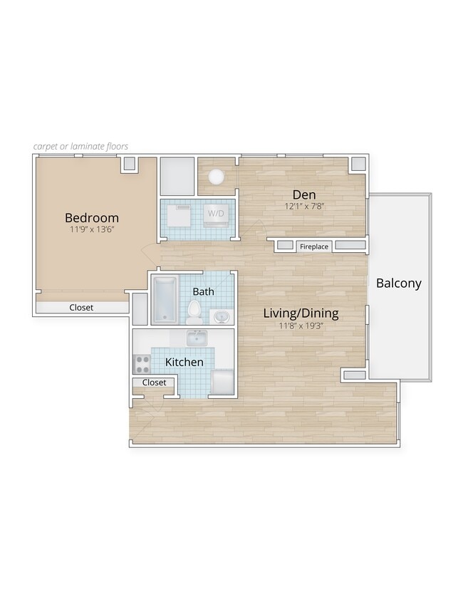 Floorplan - 1633 Q Apartments