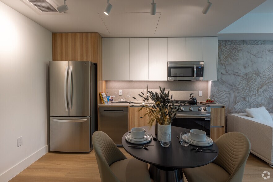 Studio - 1BA -555SF - Kitchen - Residences at Nomi