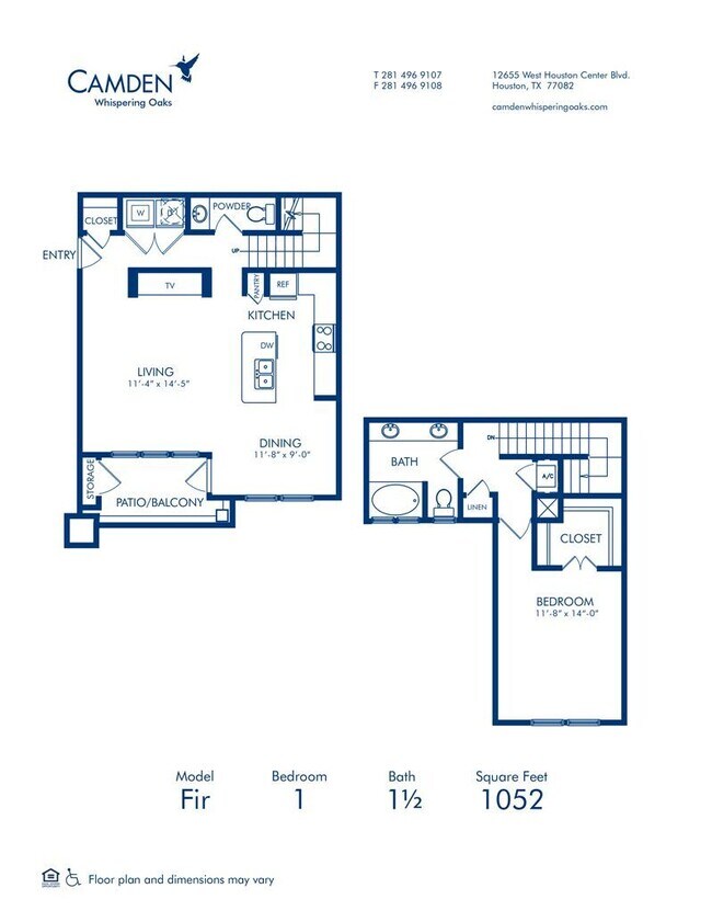 Floorplan - Camden Whispering Oaks