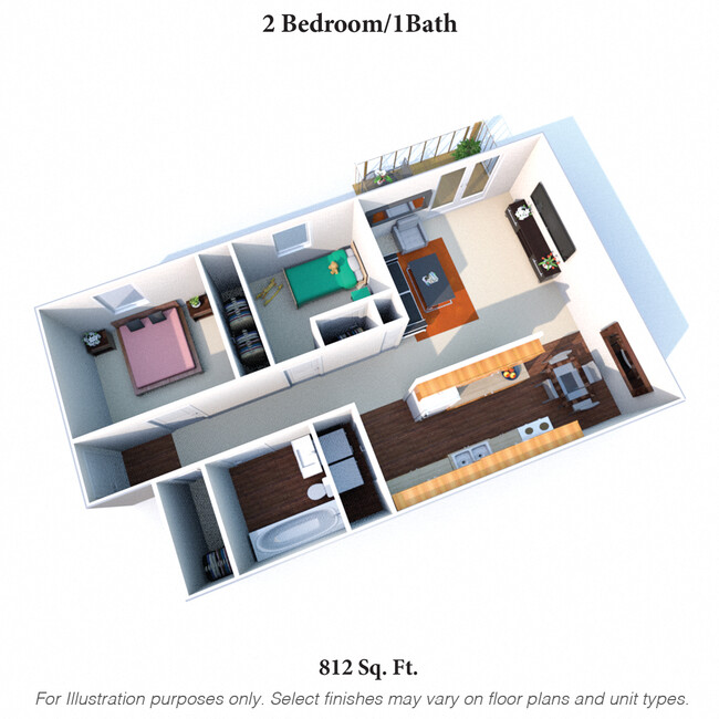 Floorplan - Concord Woods Apartments