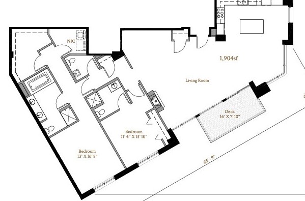 2BR/3BA - The Westerly
