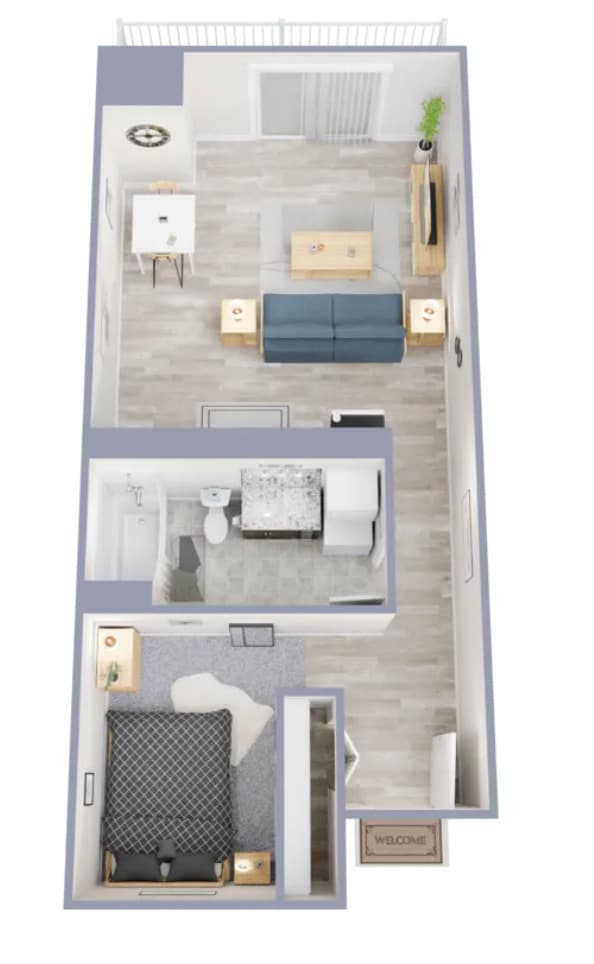 Alcove Floor Plan - Residence at Discovery Square