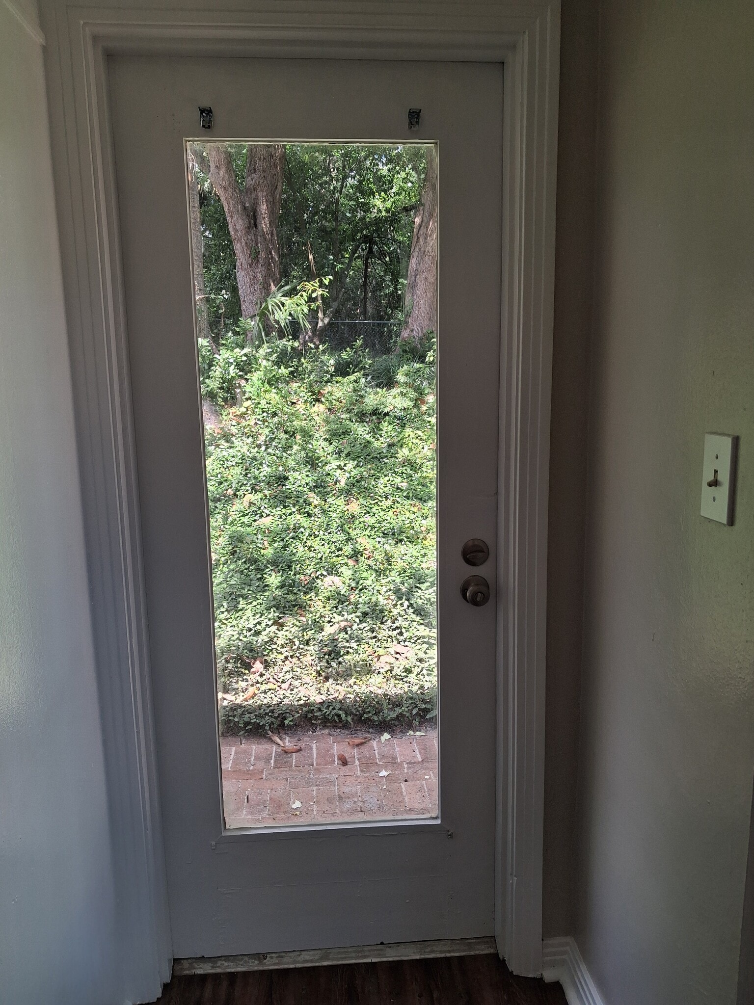 Back door to patio and yard - 614 N Gadsden St
