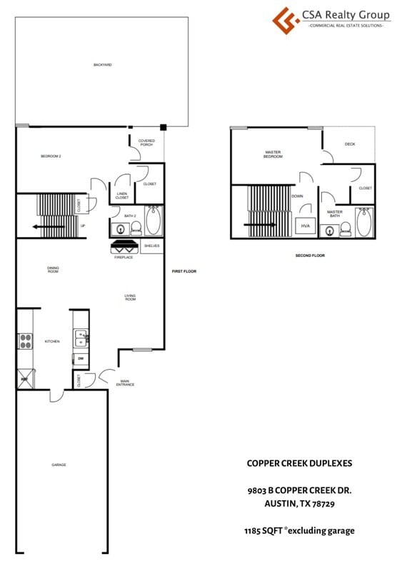 Floorplan - Copper Creek Duplexes