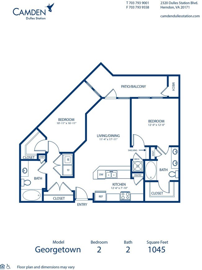 Floorplan - Camden Dulles Station