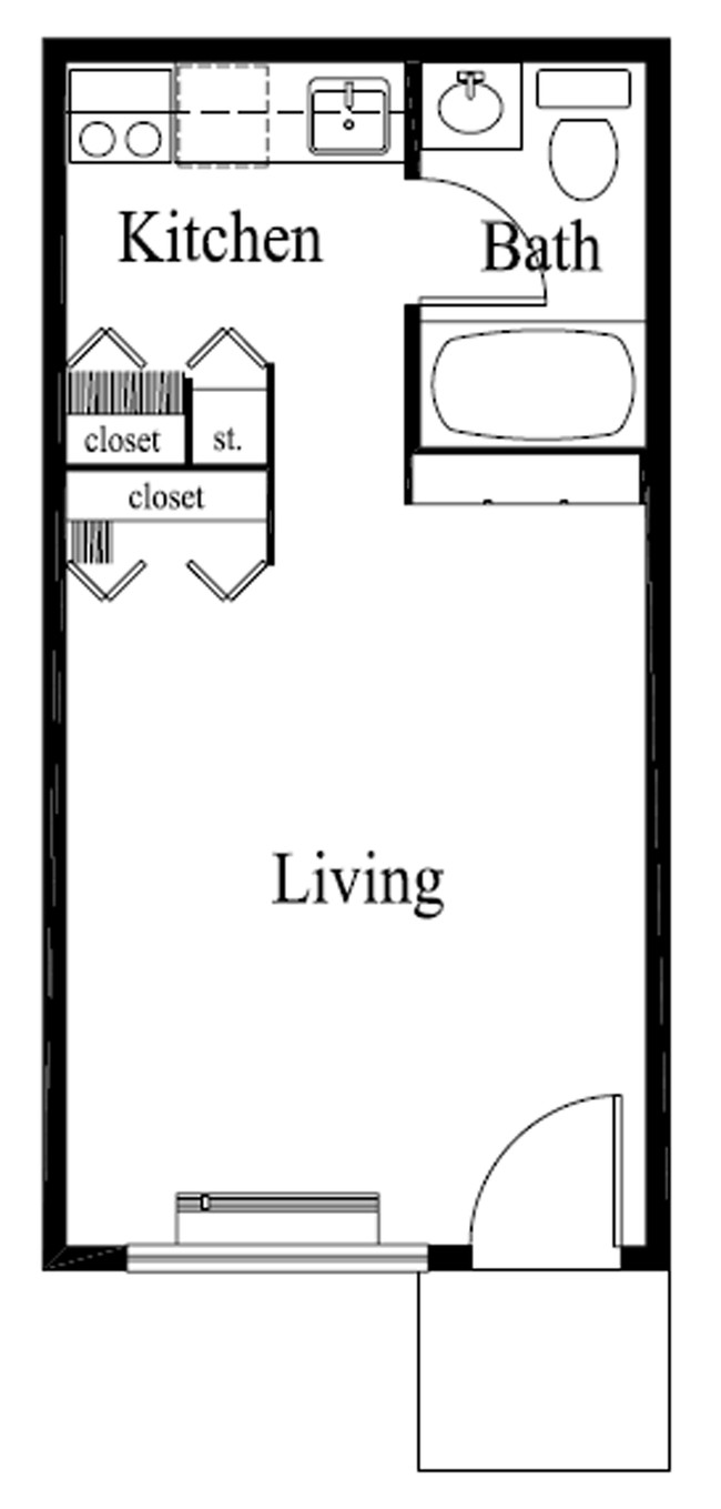 Floorplan - Foxglove Apartments