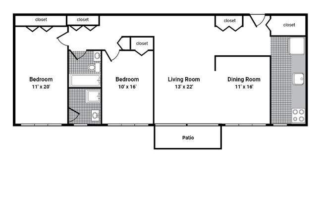 2B/2BA 01 - Tedwyn Apartments