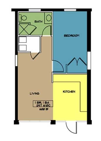 Floorplan - Green Street Apartments