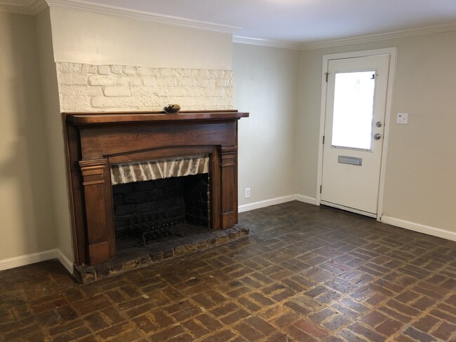 Garden Living Room & front door - 20 E Macon St