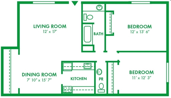 Floorplan - Park City Apartments