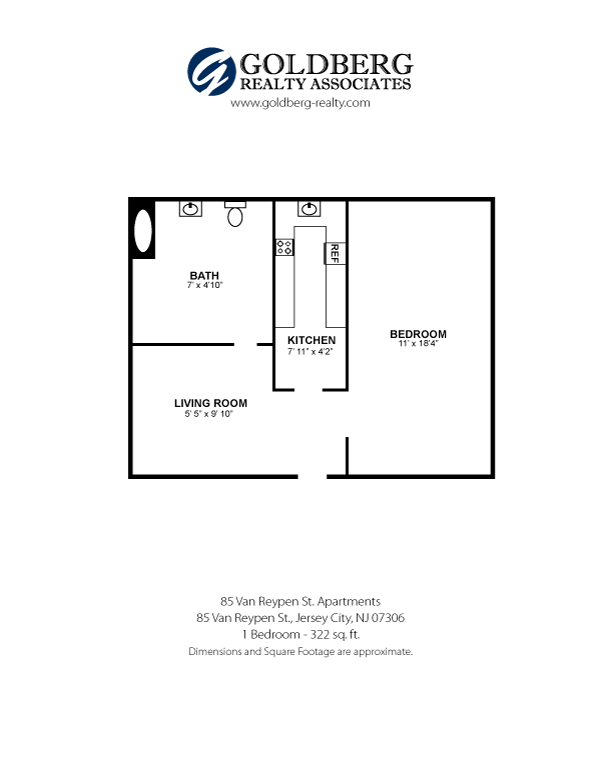 Floorplan - 85 Van Reypen Street Apts