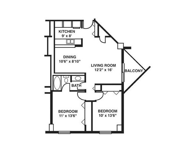 Floorplan - Fordem Towers