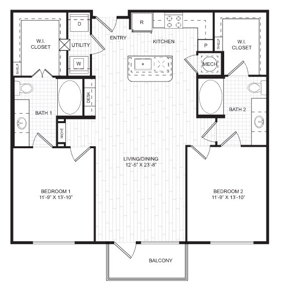 Floorplan - The Riley