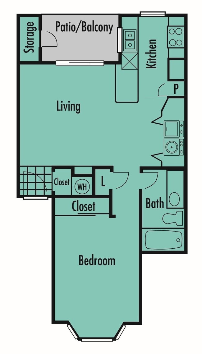 Floorplan - Bear Creek at Harwood Apartments
