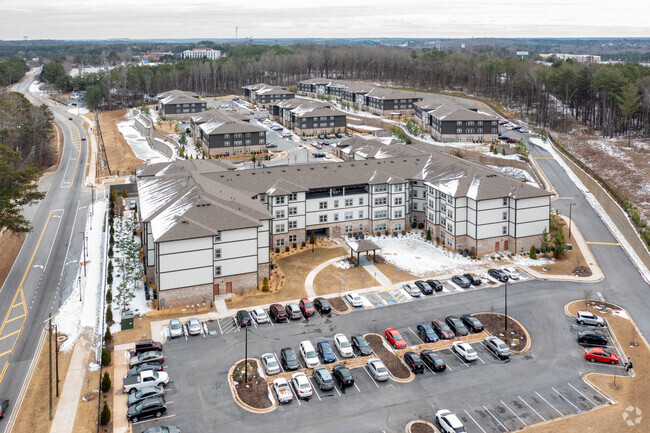 Aerial Photo - Flats at Mt. Zion