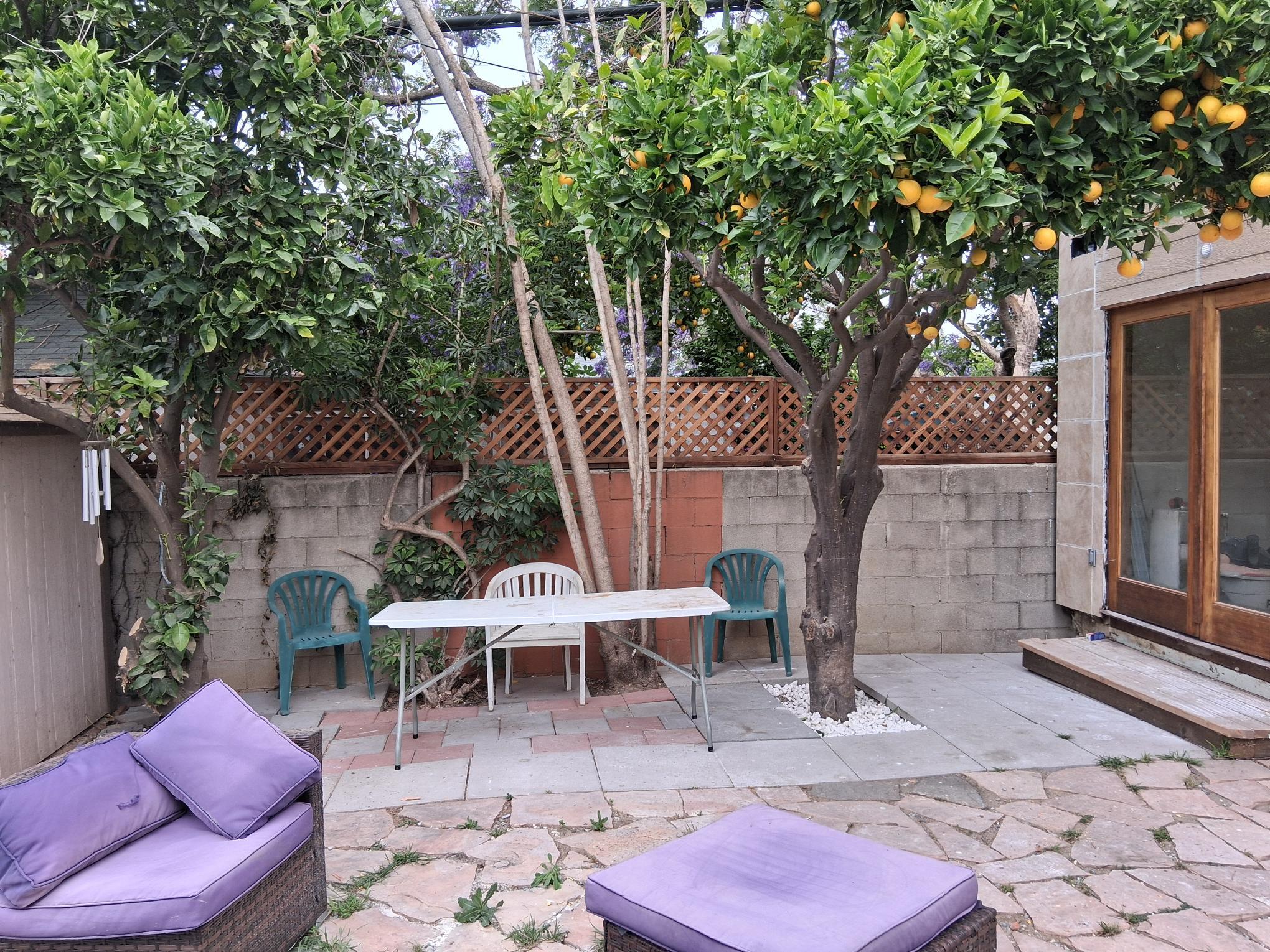 Private yard - side - 10525 Clarkson Rd