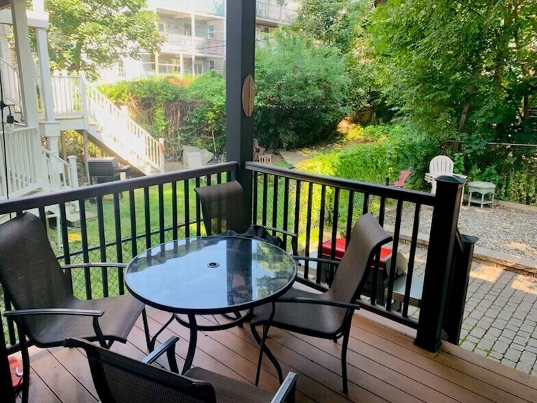 Private back porch - 112 Marine Rd