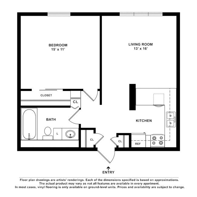 Floorplan - Belmont Place Apartments