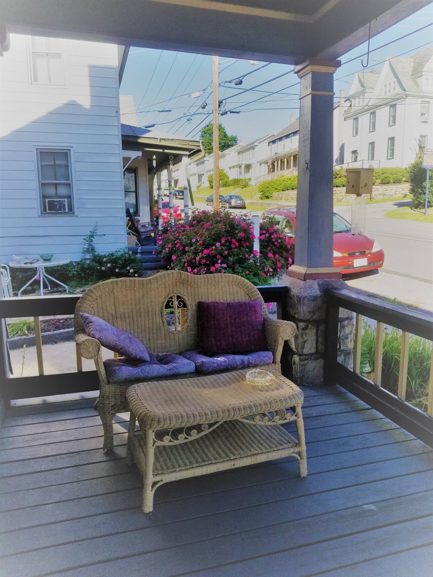 Front porch seating - 227 E Lamb St