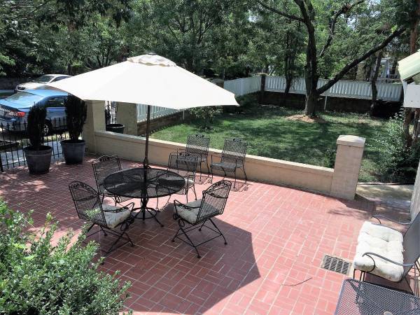 Private patio and side yard - 3828 Cathedral Ave NW