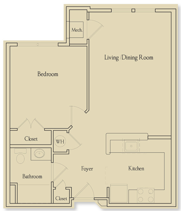 Floorplan - Victory Square Senior Apartments