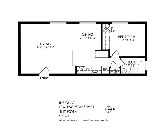 Floorplan - Quad on Emerson