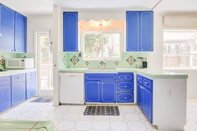 Kitchen with custom tile counters - 2372 Overland Ave