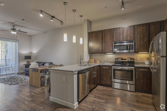 1BR, 1BA - 733 SF A5 - Kitchen - The District at Cypress Waters - Scotch Creek