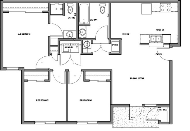 Floorplan - The Riverview Apartments