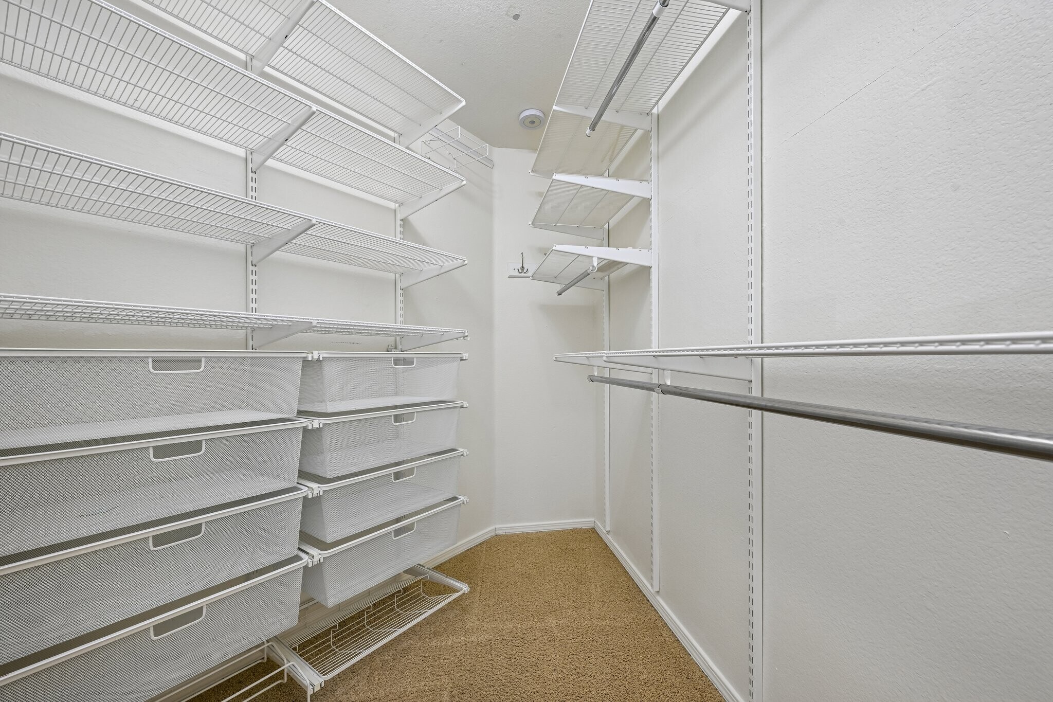 primary closet with plenty of storage - 8747 E Dry Creek Rd