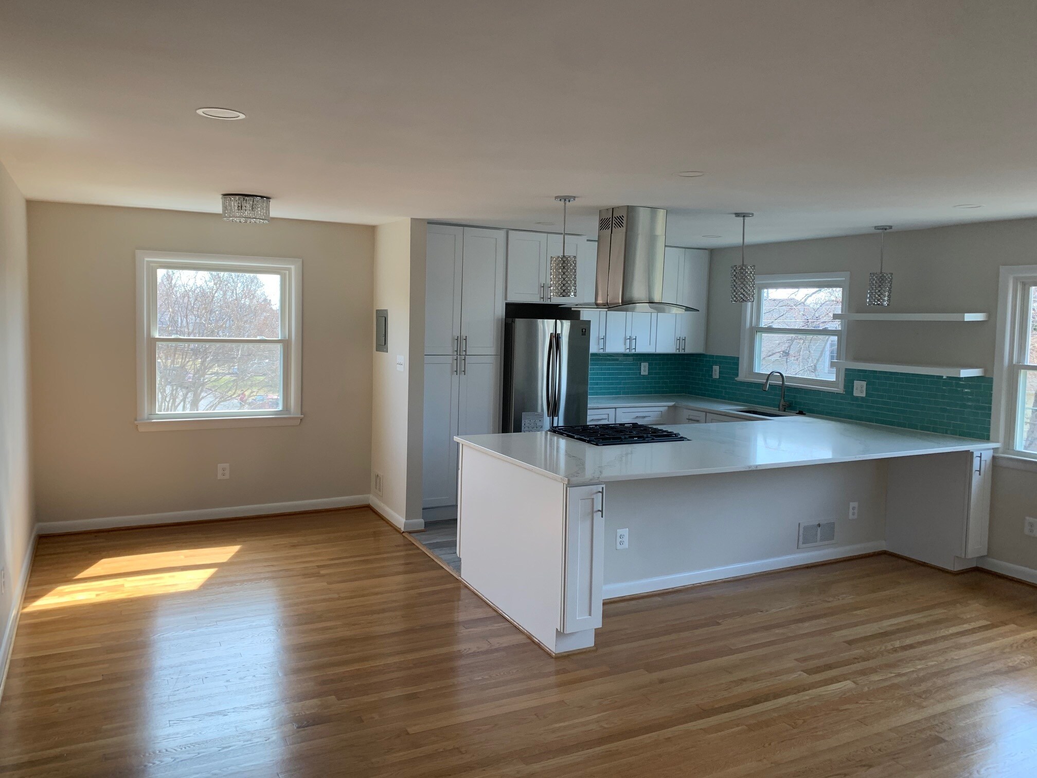 New kitchen and dining space - 311 N Bryan St