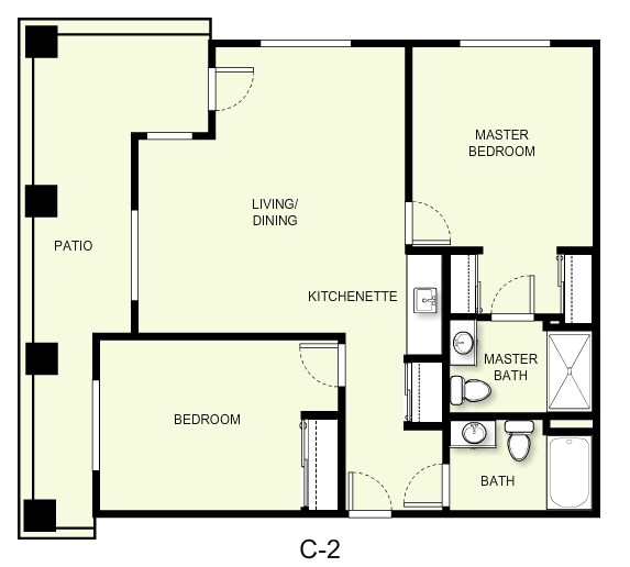 2BR/2BA - The Lodge at Wake Forest