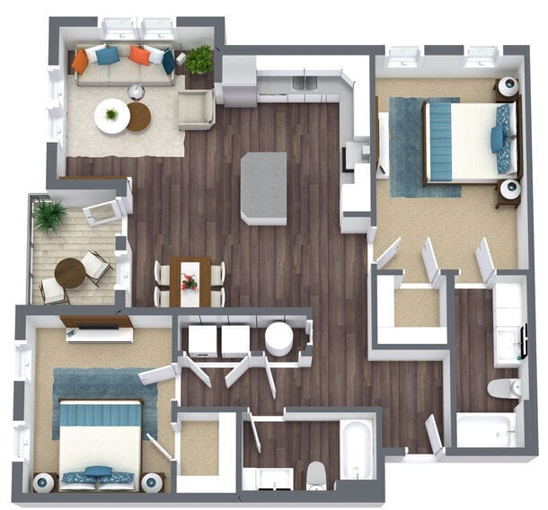 Floorplan - The Villas at Trevi Village