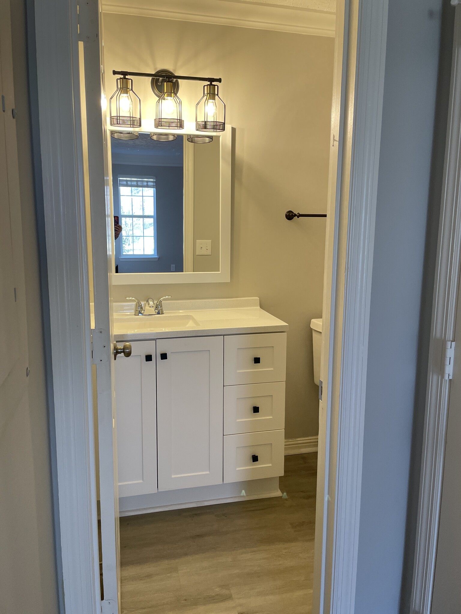 first floor half bath - 182 Willow Stream Ct