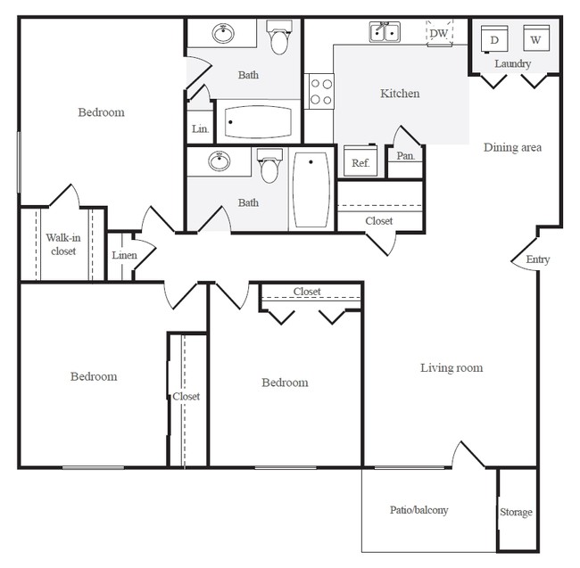 Floorplan - Memorial Heights