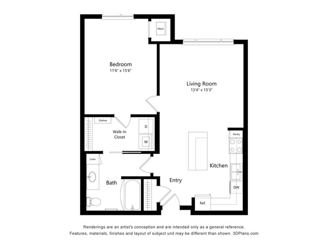 Floorplan - Sonder Point 50+ Apartments