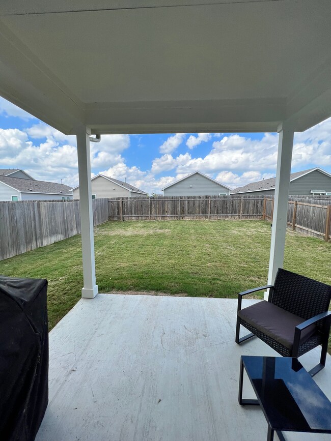 Covered Patio Backyard - 10808 Harwood Overlook Pass