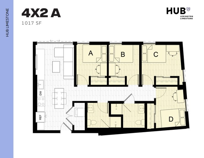 4x2 A - Hub Limestone
