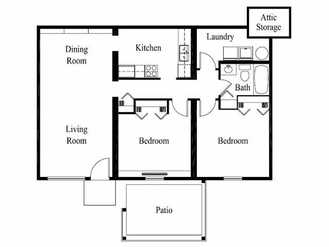 Floorplan - Windwood Apartments