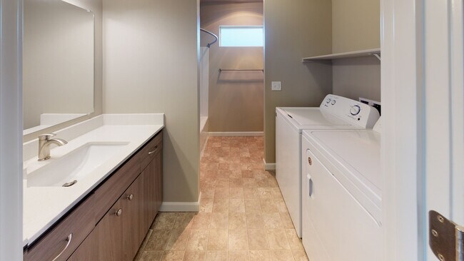 Bathroom/Laundry - White Oak