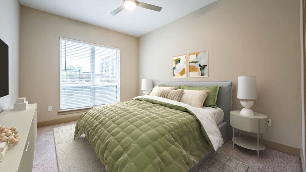 Bedroom with Hard Surface Flooring - Stillhouse Vinings