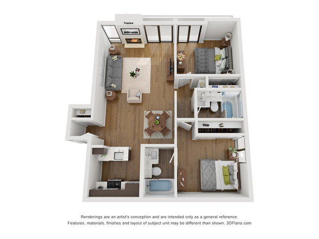 Floorplan - 6651 Franklin