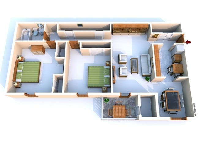 2BR/1BA - Beaufort Manor